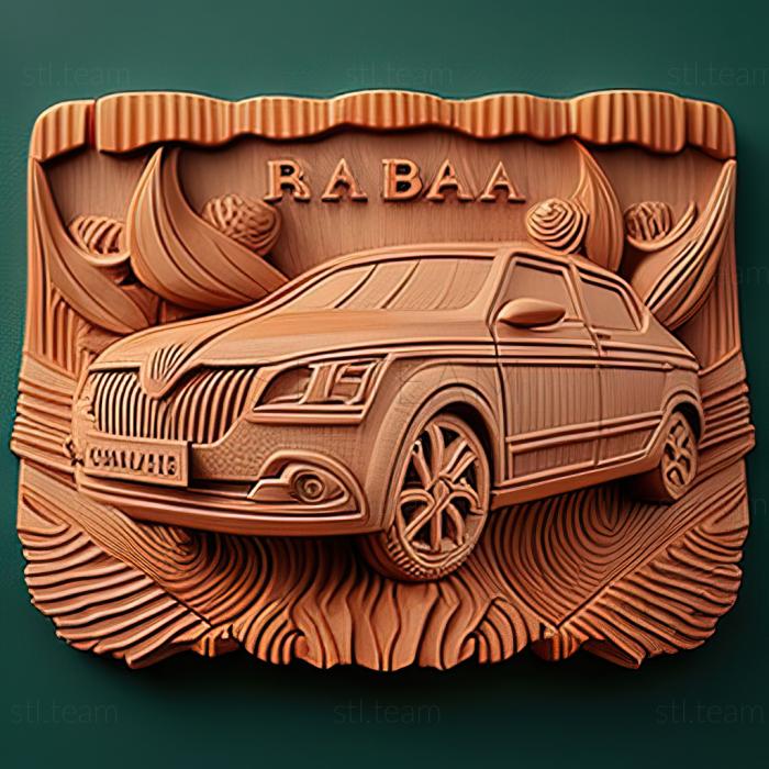 3D model koda Fabia (STL)